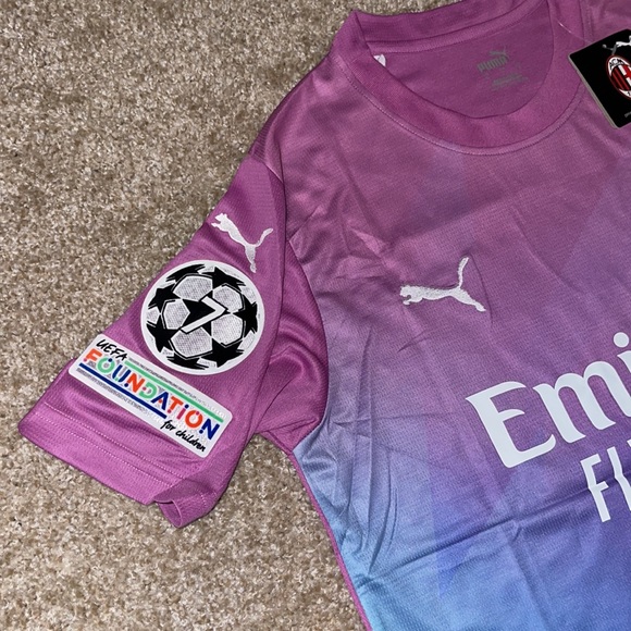 Puma AC Milan Rafael Leão 2023/2024 Men’s Third Soccer Jersey🆕 - Picture 4 of 11